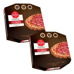 Kit 2 Pizzas Artesanal Calabrese SEARA Gourmet 450g