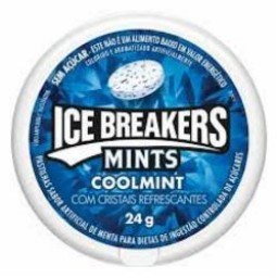 PASTILHA ICE BREAKERS MINTS S/ACUCAR 24G COOLMINT