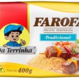 FAROFA DA TERRINHA 400G TRADICIONAL