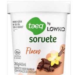 Sorvete Flocos Taeq by Lowko Pote 455ml   