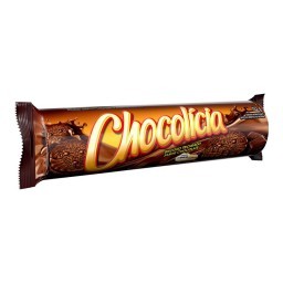 Biscoito Recheio Chocolate Chocolícia Pacote 132g