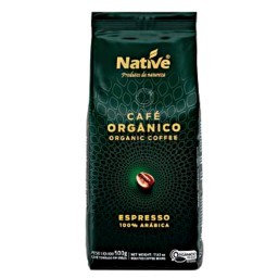 Café Torrado em Grãos Orgânico Espresso Native 500g	