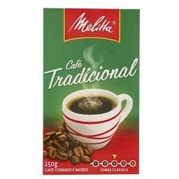 Café Torrado e Moído Tradicional MELITTA Caixa 250g