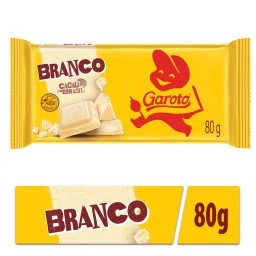 Chocolate Branco GAROTO Tablete 80g