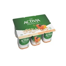 Activia Polpa Mamão e Cereais 510g 6 unidades