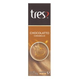 Chocolate Quente em Cápsula Chocolatto Caramello Três Caixa 110g 10 Unidades