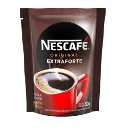 Café Solúvel Granulado Extraforte Nescafé Original Sachê 50g