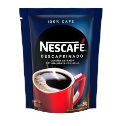 Café Solúvel Descafeinado Nescafé Sachê 50g	