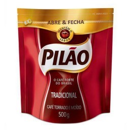 Café Torrado e Moído Tradicional Pilão Pouch 500g