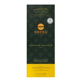 Café Cápsula ORFEU Bourbon Amarelo com 10 Unidades