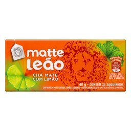 Chá MATTE LEÃO com Limão Caixa 40g com 25 Saquinhos