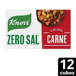 Caldo Knorr Zero Sal Carne 96 g 12 cubos