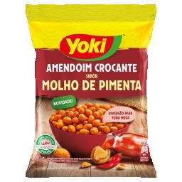 Amendoim Crocante Molho de Pimenta Yoki Pacote 150g