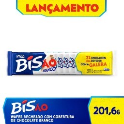 Chocolate LACTA Bisão Branco 201,6g