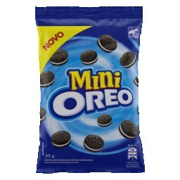 Mini Biscoito OREO Recheado com Baunilha Original Pacote 35g