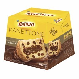 Penettone Recheado Sabor Chocolate TRIUNFO Caixa 530g