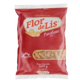 Macarrão com Ovos Parafuso FLOR DE LIZ Pacote 500g