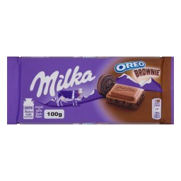 Chocolate ao Leite Recheio Oreo Brownie Milka Pacote 100g