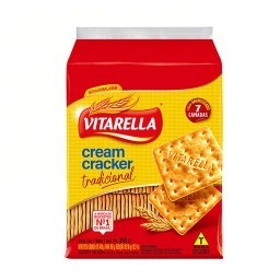 Biscoito Cream Cracker Amanteigado Tradicional Vitarella Pacote 350g