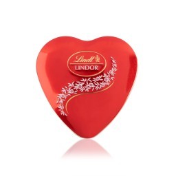 Lindt Lindor Lata para presente com 4 trufas Ao Leite 50g 