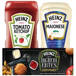 Pack de Ketchup e Maionese HEINZ 397g/390g