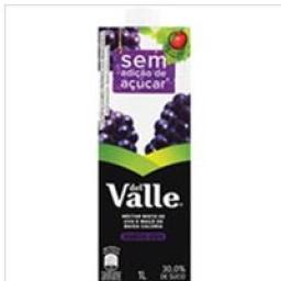 Suco Del Valle Néctar Sabor Uva Sem Açúcar TP 1L