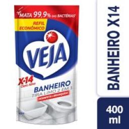 Tira Limo Veja Banheiro X14 400ml Refil Econômico