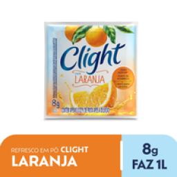 Refresco em pó Clight Sem Açúcar Laranja 8g