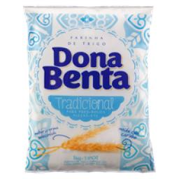 Farinha de Trigo Tradicional DONA BENTA Pacote 1kg