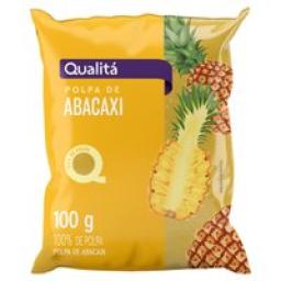 Polpa de Fruta Abacaxi Qualitá Pacote 100g