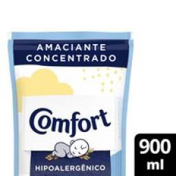 Amaciante de Roupa Concentrado Puro Cuidado Comfort Intense Sachê 900ml Refil