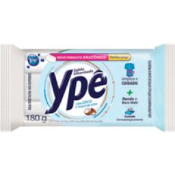 Sabão Barra Glicerinado Coco Ypê Pacote 180g