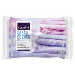 Sabão Barra Artesanal Coco Qualitá Flow 180g