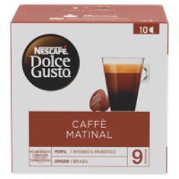 Café em Cápsula Torrado e Moído Caffè Matinal Dolce Gusto Nescafé Caixa C/10 Unidades