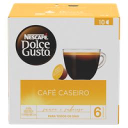 Café em Cápsula Torrado e Moído Caseiro Nescafé Dolce Gusto Caixa 80g 10 Unidades