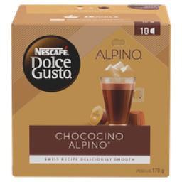 Chococino em Cápsula Alpino Nescafé Dolce Gusto Caixa 178g 10 Unidades