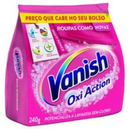 Tira Manchas Vanish em Pó Oxi Action para roupas coloridas refil econômico 240g