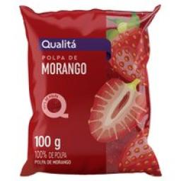 Polpa de Fruta Morango Qualitá Pacote 100g