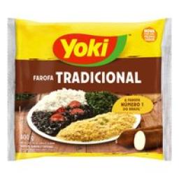 Farofa de Mandioca Tradicional Yoki Pacote 400g