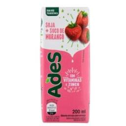 Suco De Soja ADES Sabor Morango Caixa 200ml