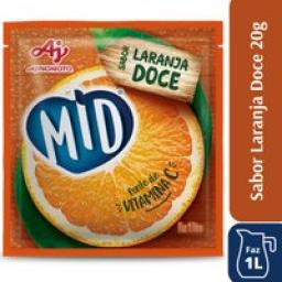 Refresco em Pó MID Laranja Doce 20g