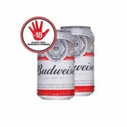 Cerveja Budweiser lata 350ML