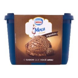 Sorvete Moça Brigadeiro NESTLÉ Pote 1,5 Litros