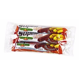 Barra de Fruta Banana Coberta com Chocolate Light BANANA BRASIL 72g Contém 3 Unidades