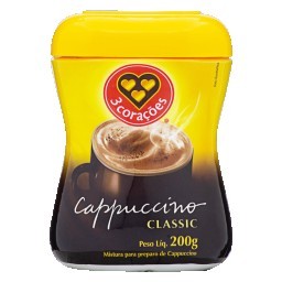 Cappuccino Classic 3 CORAÇÕES Pote 200g