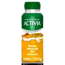 Activia Smoothie Manga, Maracujá, Mel e Cúrcuma 250g