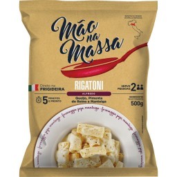 Macarrão Italiano Rigatoni Alfredo MÃO NA MASSA 500g