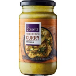 Molho Pronto Curry Qualitá Vidro 330g