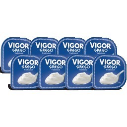 Kit com 8 Iogurte Vigor Grego 100g