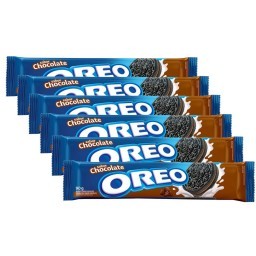 Kit com 6 Pacotes de Biscoito OREO Recheado com Chocolate 90g Cada